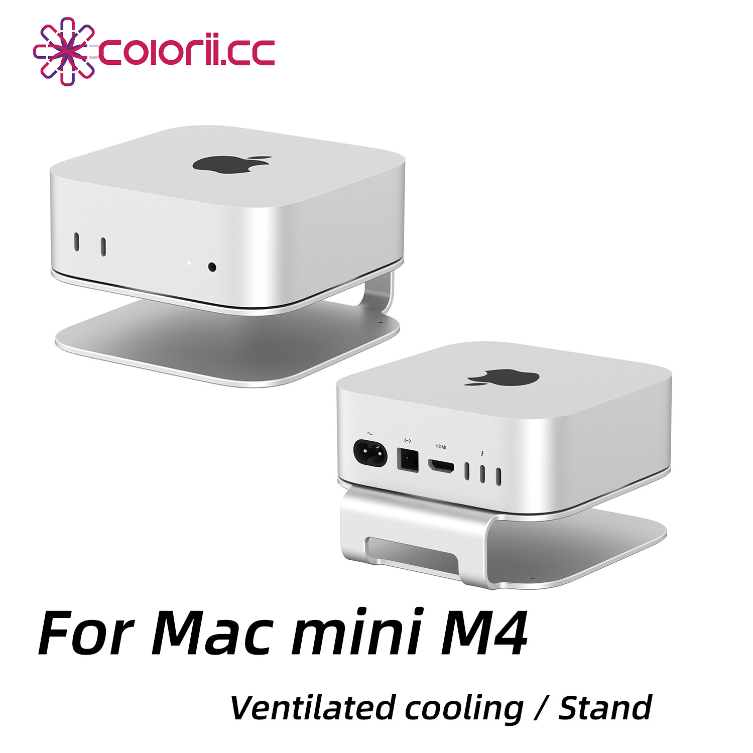 Cooling Stand Tablet - Colorii Desktop Stand untuk Mac Mini