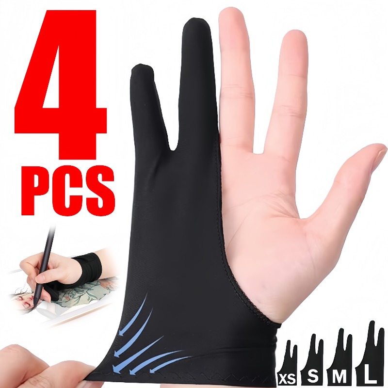 Drawing Glove Artist - Sarung Tangan Gambar Anti Sentuh Serat