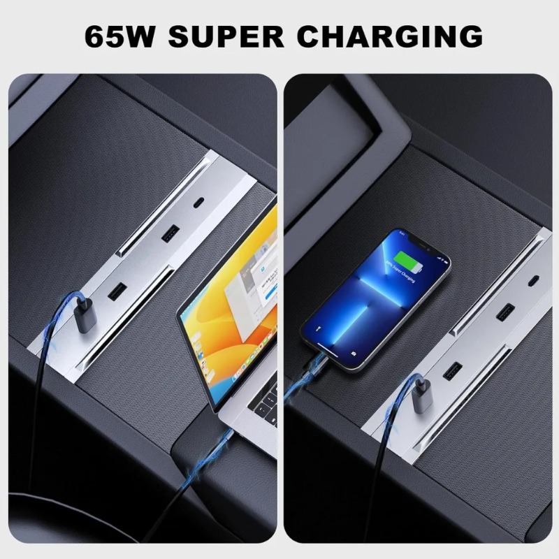 Adaptor Konsol Tengah Mobil Mu - Usb Hub Type C ulasan dan harga