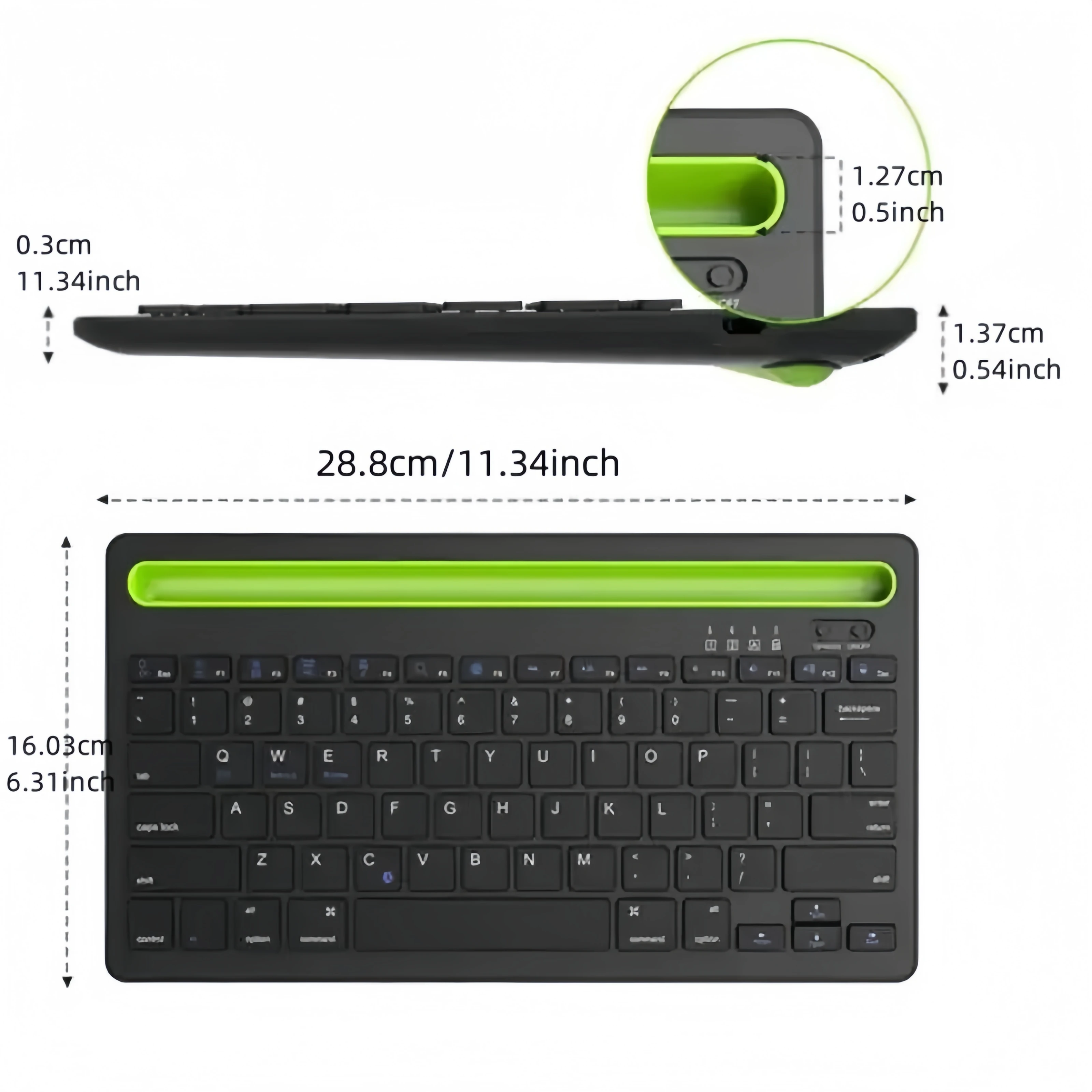 Keyboard Nirkabel Bluetooth Mi - Android Tablet Gaming Accessories ulasan dan harga