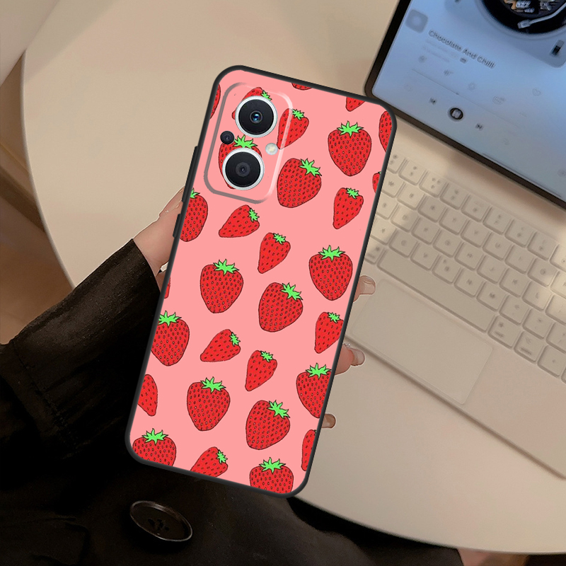 Casing Warna Merah Stroberi un - Oppo Reno 12 ulasan dan harga